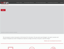 Tablet Screenshot of foxbright.com